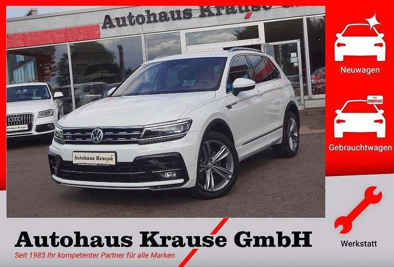 Pure white Gebraucht 2018 VW Tiguan R-line SUV | 29.990 € (Etwas zu teuer) - Bild 1/4