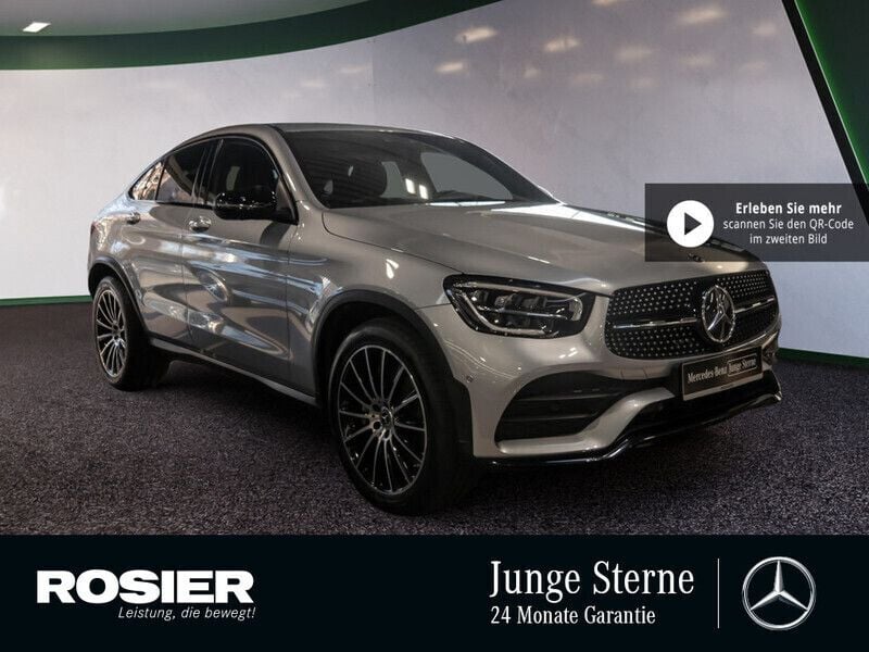 Silber Gebraucht 2023 Mercedes GLC220 AMG Coupé | 52.880 € (Superpreis) - Bild 1/4