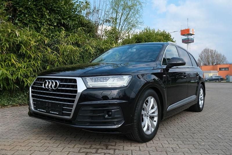 Schwarz Gebraucht 2016 Audi Q7 S-Line SUV | 25.900 € (Superpreis) - Bild 1/4