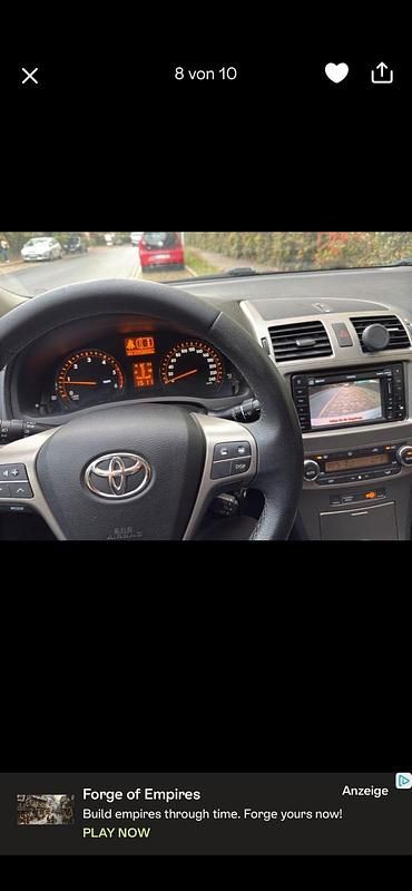 Gebraucht Toyota Avensis 150 PS (110 kW) 2010 Silber Kombi