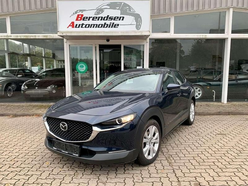 Deep crystal blue Gebraucht 2020 Mazda CX-3 Selection SUV | 16.900 € (Fairer Preis) - Bild 1/4