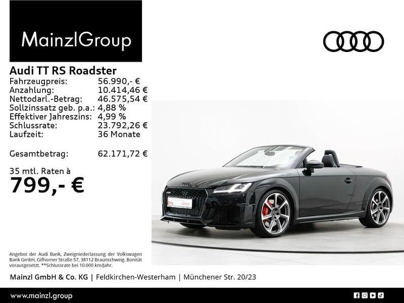 Schwarz Gebraucht 2021 Audi TT Roadster Premium Cabrio | 56.990 € (Guter Preis) - Bild 1/3