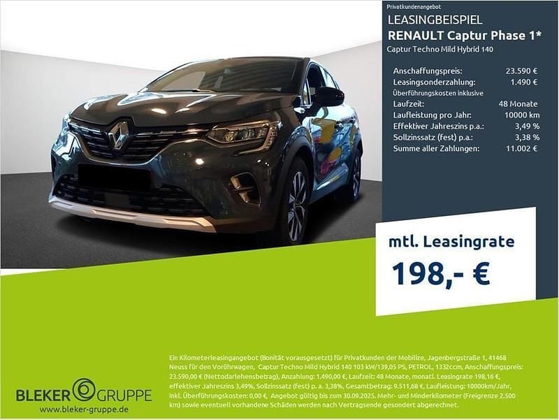 Bixpe Neu 2024 Renault Captur Techno SUV | 23.590 € (Superpreis) - Bild 1/3