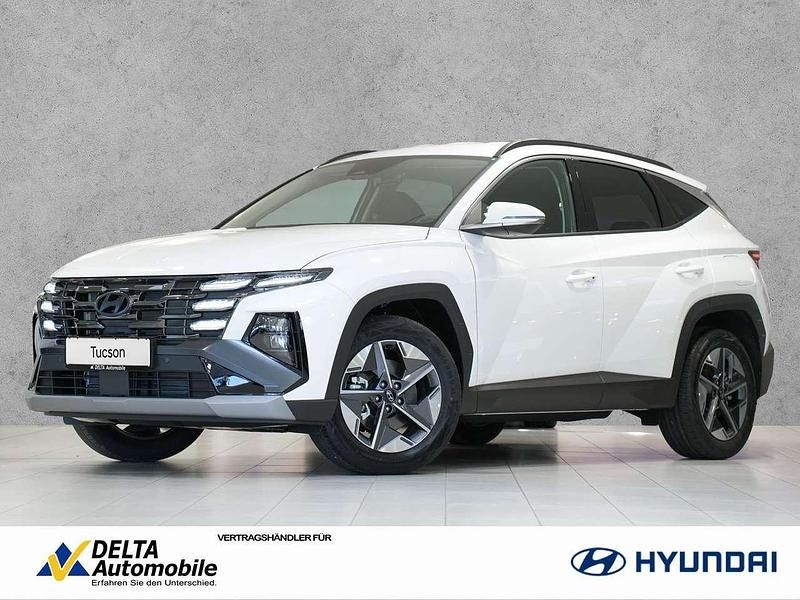 Atlas white Neu 2025 Hyundai Tucson Trend SUV | 34.180 € (Superpreis) - Bild 1/4