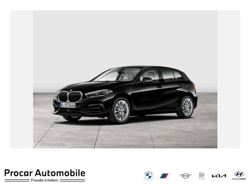 Schwarz Gebraucht 2022 BMW 118 Sport Line Kleinwagen | 21.590 € (Guter Preis) - Bild 1/4