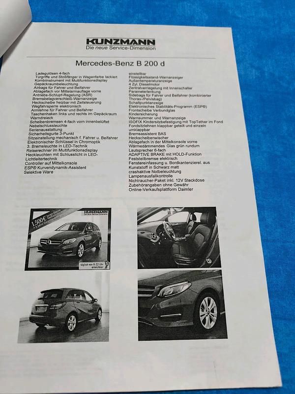 Gebraucht 2017 Mercedes 200 Limousine | 15.000 € - Bild 1/4