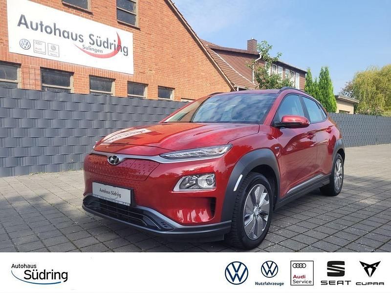 Rot Gebraucht 2021 Hyundai Kona SUV | 18.395 € (Fairer Preis) - Bild 1/4