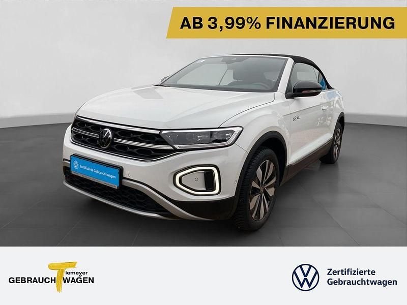 Pure white Gebraucht 2025 VW T-Roc Cabriolet Goal Cabrio | 25.970 € (Superpreis) - Bild 1/4