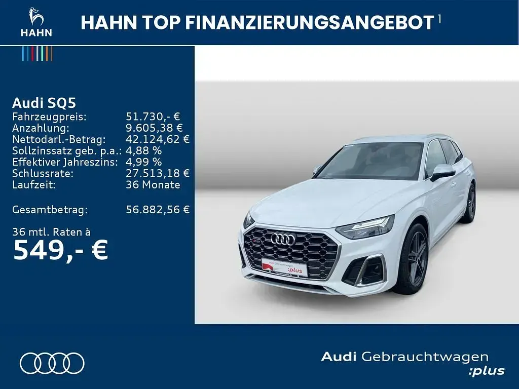 Używany Audi SQ5 Design 341 KM (250 kW) 2023 Biały SUV