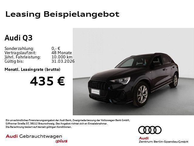 Gebraucht Audi Q3 S-Line 150 PS (110 kW) 2025 Schwarz SUV