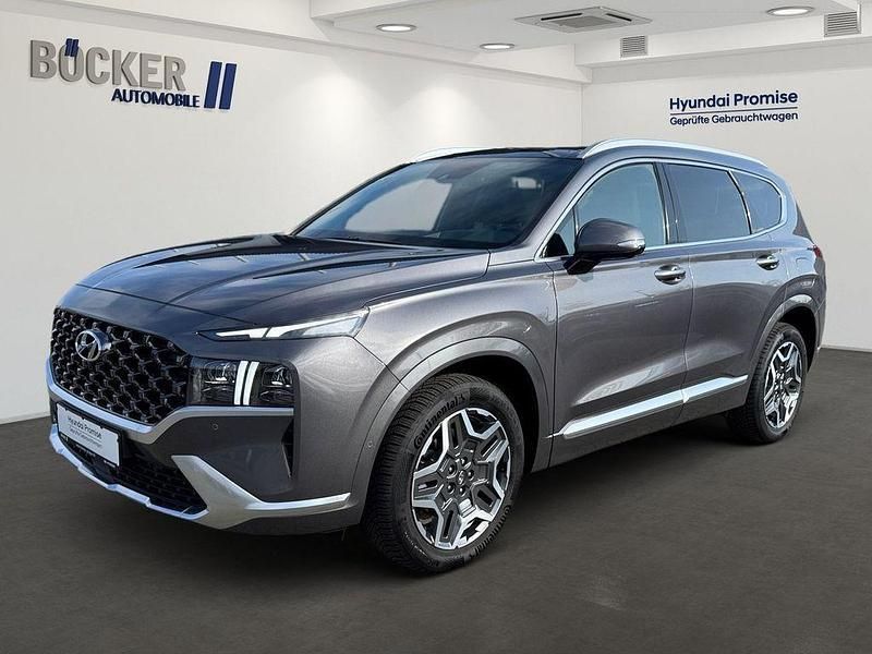 Grey metallic Gebraucht 2023 Hyundai Santa Fe Signature SUV | 40.980 € (Guter Preis) - Bild 1/4
