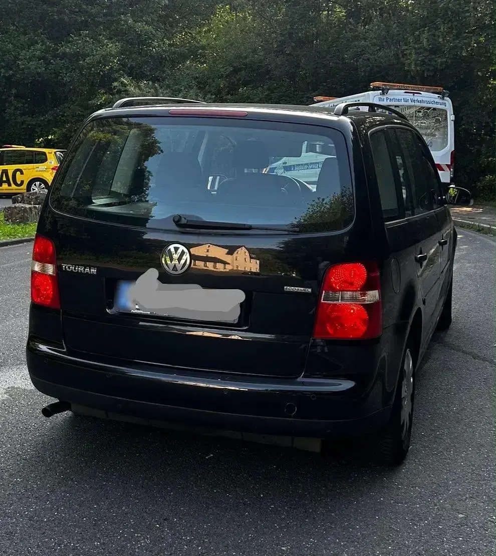 Gebraucht VW Touran Conceptline 109 PS (80 kW) 2006 Schwarz Van / Kleinbus