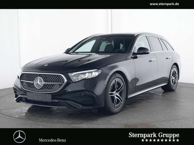 Lack obsidianschwarz Gebraucht 2024 Mercedes E300 AMG Kombi | 59.490 € (Fairer Preis) - Bild 1/4