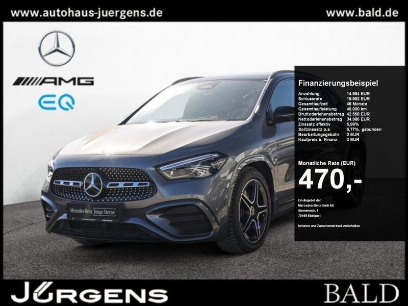Grau metalliclack mountaingrau Gebraucht 2024 Mercedes GLA250 AMG SUV | 48.780 € (Fairer Preis) - Bild 1/4