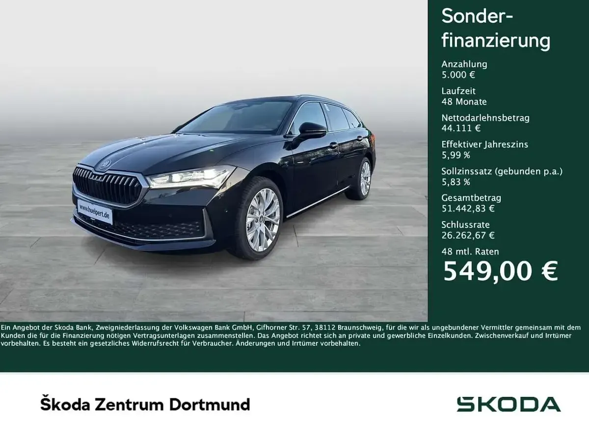Używany Skoda Superb Selection 193 KM (141 kW) 2025 Szary Kombi
