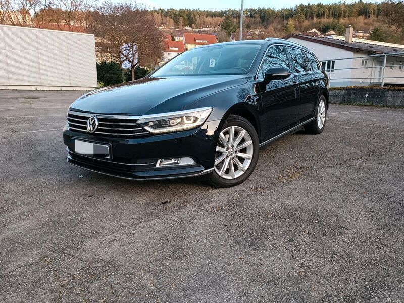 Schwarz Gebraucht 2015 VW Passat Highline Kombi | 14.650 € (Teuer) - Bild 1/4