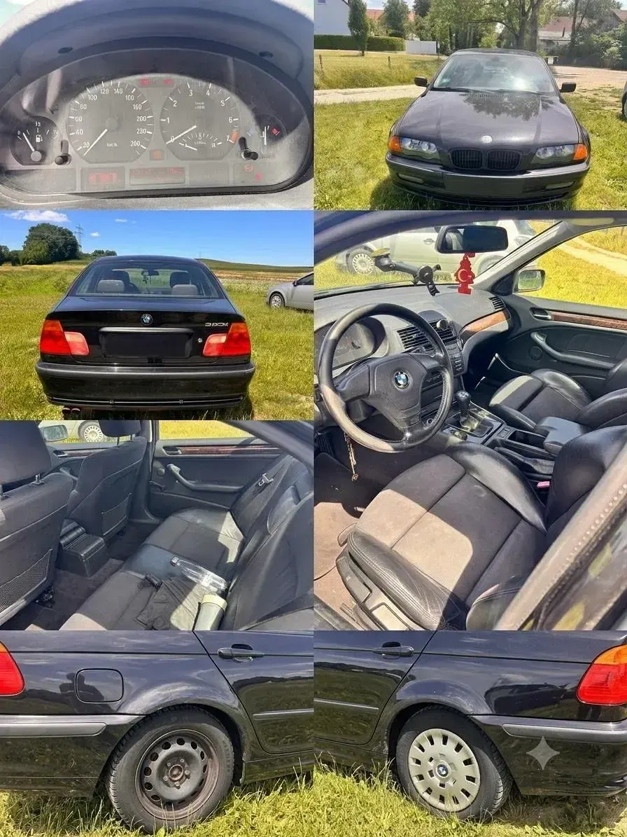 Gebraucht BMW 323 Basis 170 PS (125 kW) 1999 Schwarz Limousine