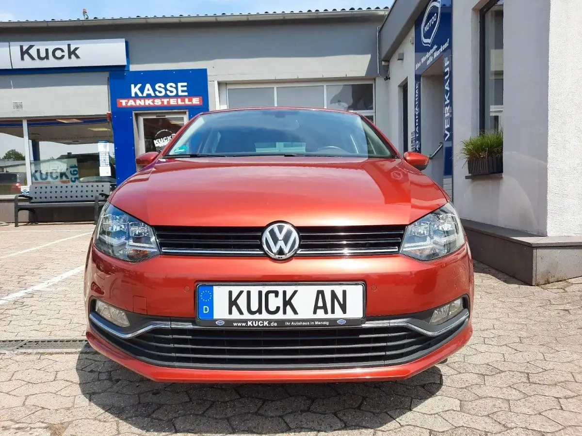 Gebraucht VW Polo Allstar 110 PS (80 kW) 2017 Rot Kleinwagen