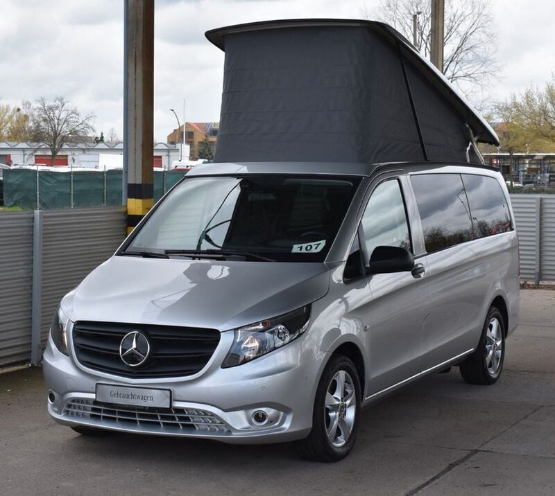 Gebraucht Mercedes V250 Marco Polo 190 PS (139 kW) 2021 Brillantsilber metallic Van / Kleinbus