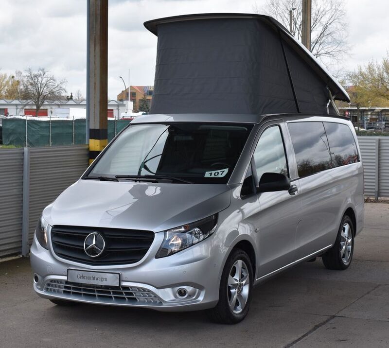 Brillantsilber metallic Gebraucht 2021 Mercedes V250 Marco Polo Van / Kleinbus | 53.399 € (Fairer Preis) - Bild 1/4