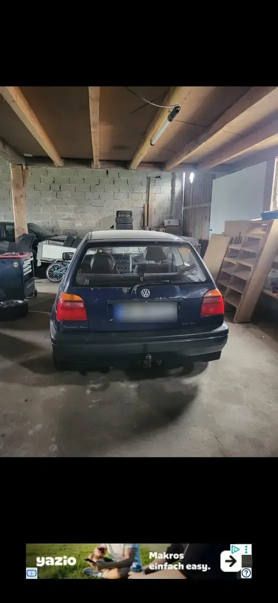 Gebraucht VW Golf III 75 PS (55 kW) 1993 Blau Kleinwagen