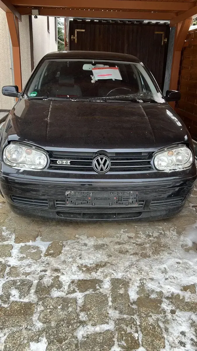 Gebraucht VW Golf IV GTI 2002 Schwarz Kleinwagen