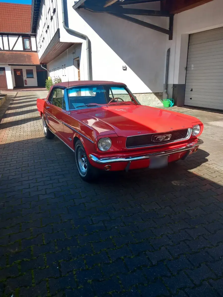 Gebraucht Ford Mustang 120 PS (88 kW) 1966 Rot Cabrio