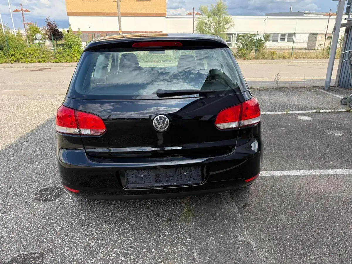 Gebraucht VW Golf VI Trendline 80 PS (58 kW) 2009 Schwarz Kleinwagen