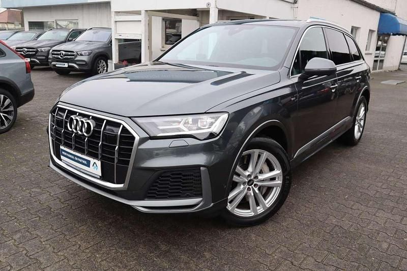 Daytona gray pearl effect Gebraucht 2022 Audi Q7 S-Line SUV | 51.960 € (Fairer Preis) - Bild 1/2