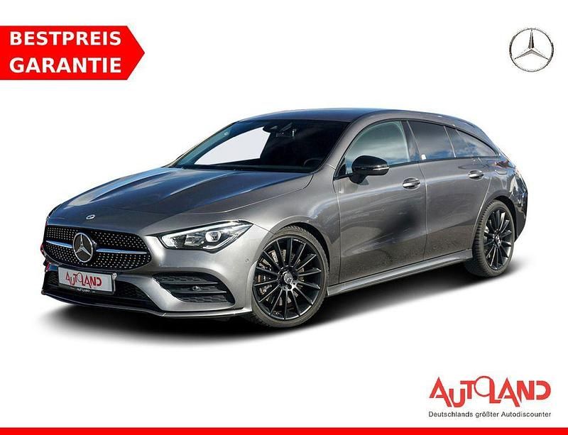 Grau (metallic) Gebraucht 2019 Mercedes CLA220 Shooting Brake AMG Kombi | 27.490 € (Etwas zu teuer) - Bild 1/4