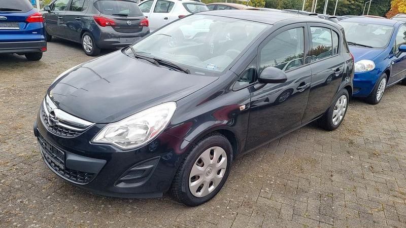 Gebraucht Opel Corsa Edition 75 PS (55 kW) 2013 Schwarz Limousine