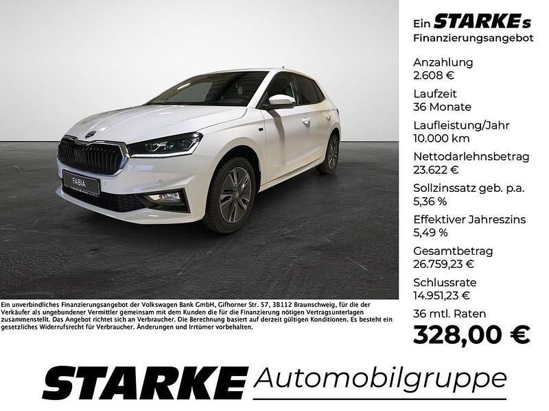 Neu Skoda Fabia Tour 116 PS (85 kW) 2025 Weiß Limousine