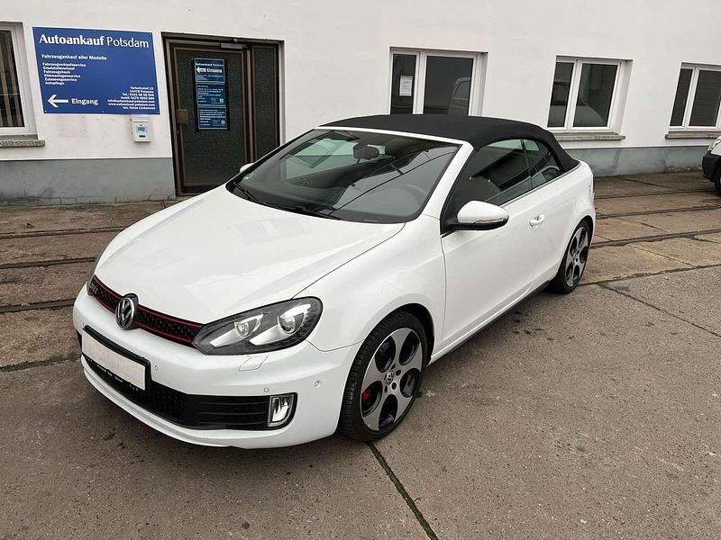 Pure white Gebraucht 2012 VW Golf Cabriolet GTI Cabrio | 13.990 € (Fairer Preis) - Bild 1/4