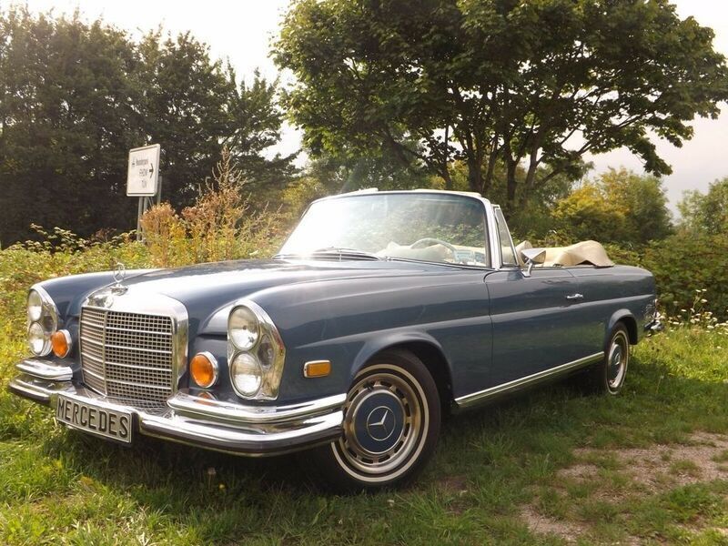 Blau Gebraucht 1970 Mercedes 280 SE Cabrio | 179.500 € - Bild 1/4