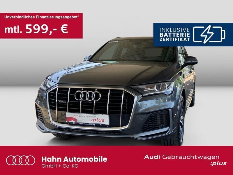 Daytonagrau perleffekt Gebraucht 2021 Audi Q7 S-Line SUV | 54.830 € (Etwas zu teuer) - Bild 1/3