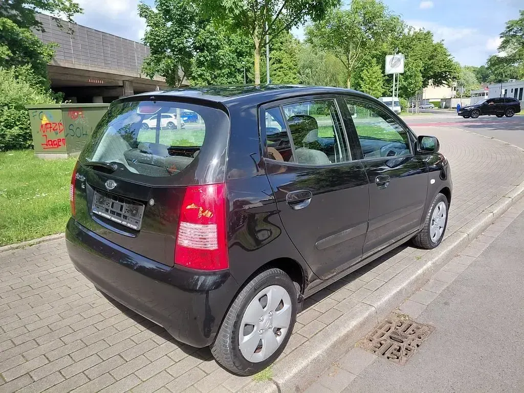 Gebraucht Kia Picanto LX 65 PS (47 kW) 2007 Schwarz Kleinwagen