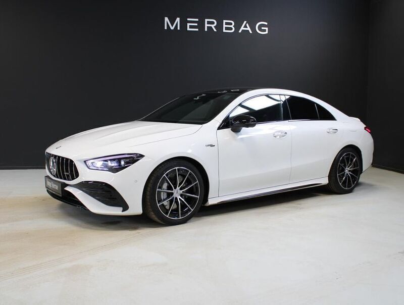 Gebraucht Mercedes CLA35 AMG Premium Plus 306 PS (225 kW) 2024 Unilack polarweiß Coupé