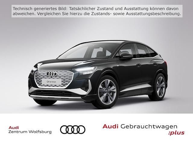 Mythosschwarz metallic Gebraucht 2022 Audi Q4 Sportback e-tron Comfort SUV | 29.690 € (Guter Preis) - Bild 1/4