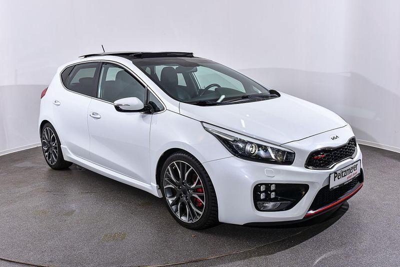 Gebraucht Kia Ceed GT GT 204 PS (150 kW) 2015 (hw2) deluxe white Limousine