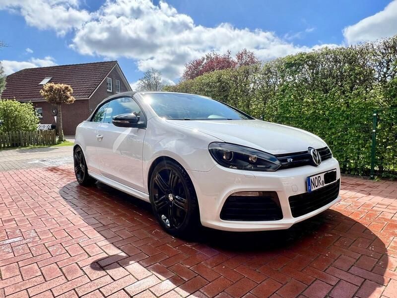 Weiß Gebraucht 2013 VW Golf Cabriolet R Cabrio | 15.199 € (Fairer Preis) - Bild 1/4