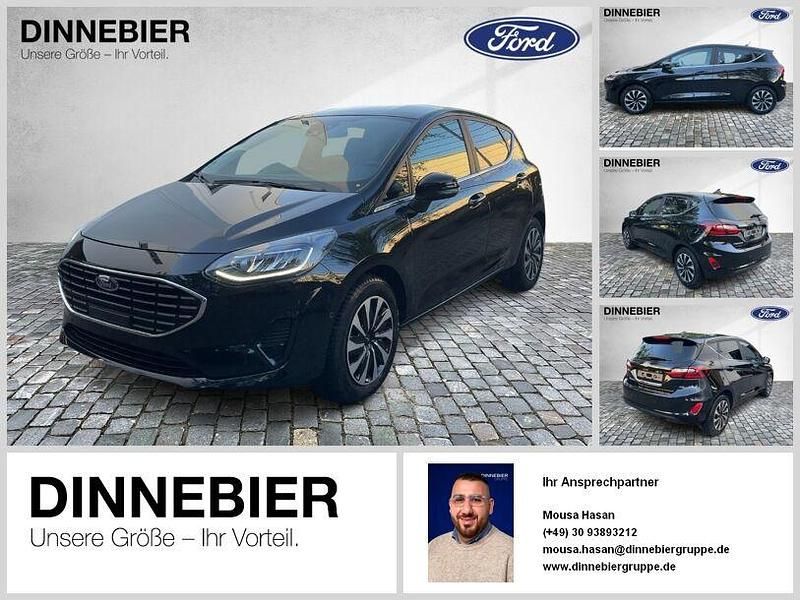 Obsidian schwarz metallic Gebraucht 2022 Ford Fiesta Titanium X Kleinwagen | 19.795 € (Fairer Preis) - Bild 1/3