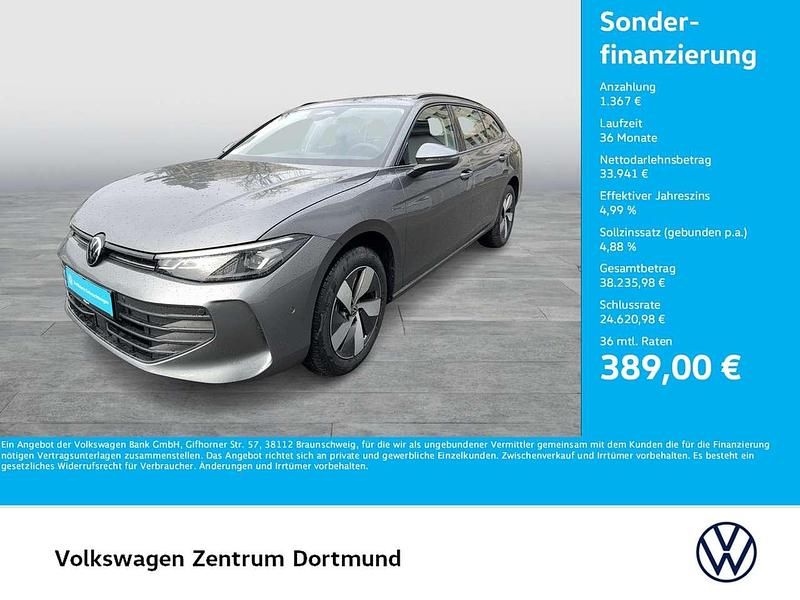 Neu VW Passat Basis 150 PS (110 kW) 2025 Diabasgrau metallic Kombi