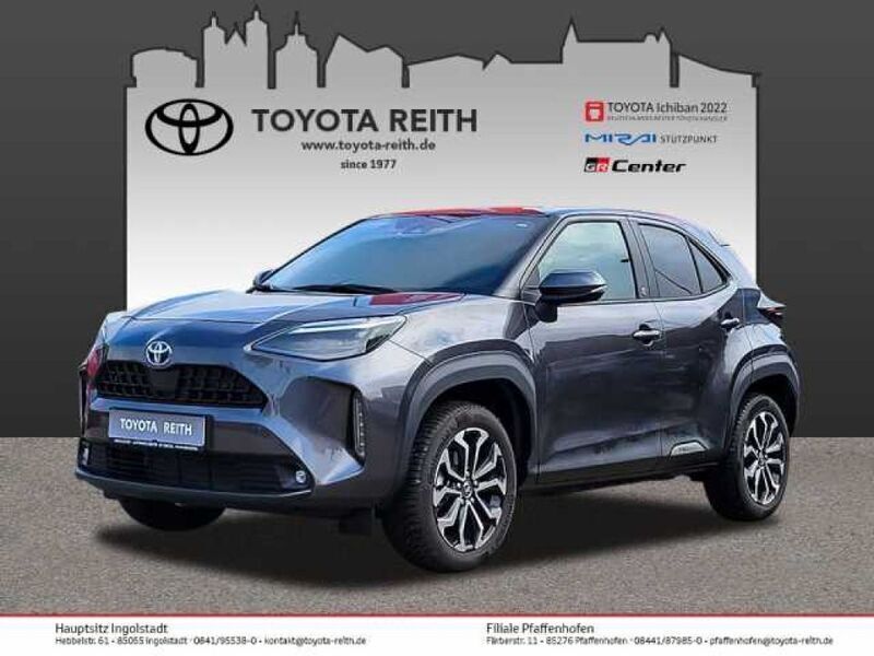 Marlingrau metallic (metallic) Gebraucht 2023 Toyota Yaris Hybrid Team SUV | 24.910 € (Fairer Preis) - Bild 1/4