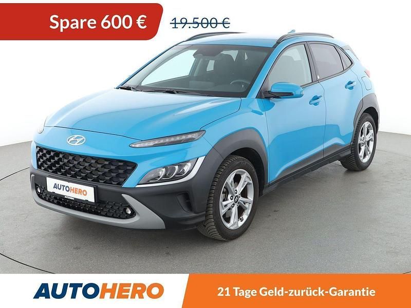 Blau Gebraucht 2021 Hyundai Kona Edition 30+ SUV | 18.360 € (Fairer Preis) - Bild 1/3