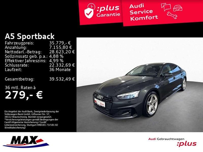 Gebraucht Audi A5 Advanced 204 PS (150 kW) 2023 Manhattangrau metallic Limousine
