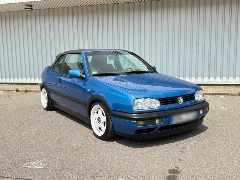 Blau Gebraucht 1998 VW Golf Cabriolet Cabrio | 4.499 € (Teuer) - Bild 1/4