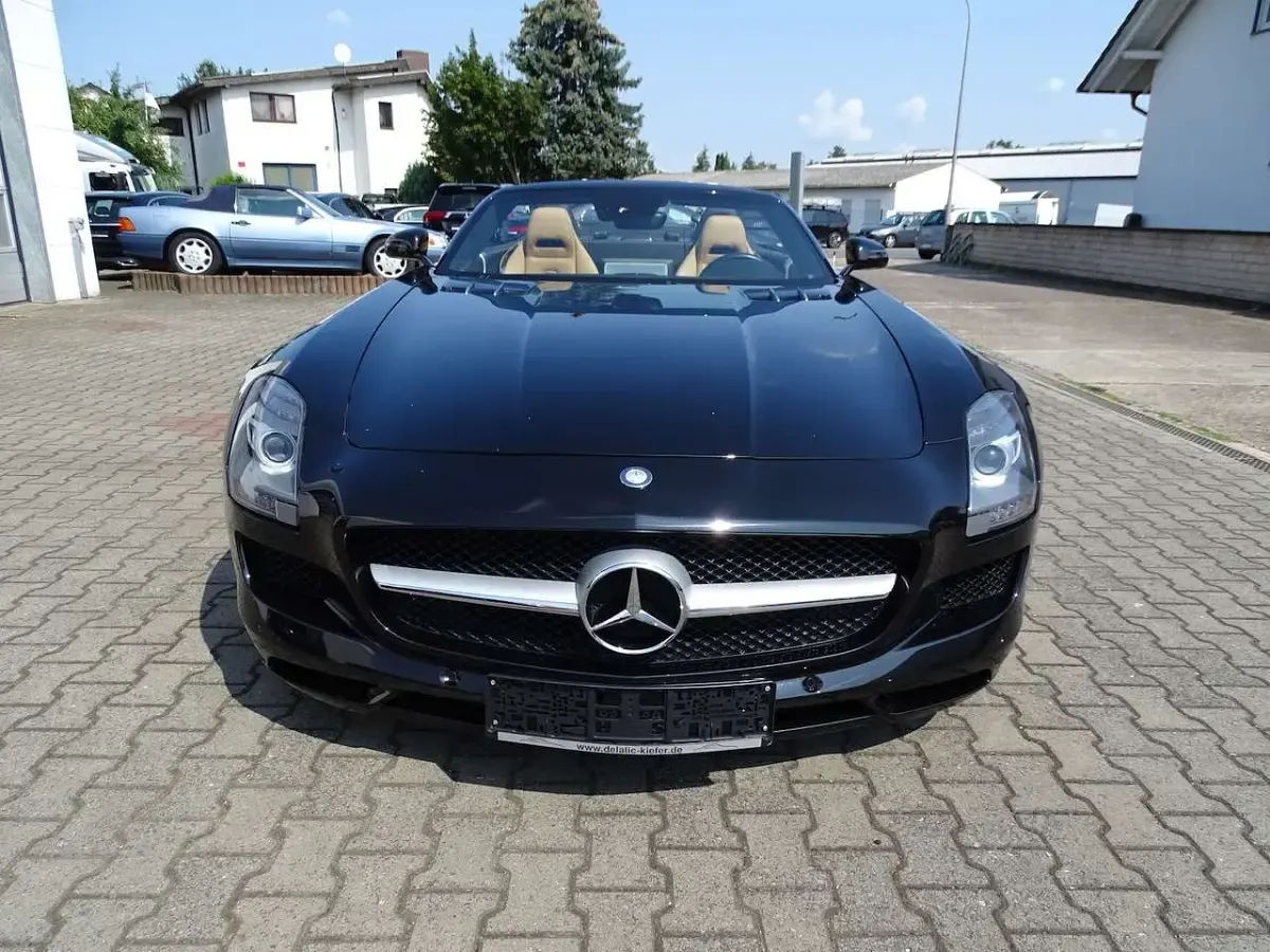 Gebraucht Mercedes SLS AMG AMG 571 PS (419 kW) 2012 Obsidianschwarz  metalliclack Cabrio