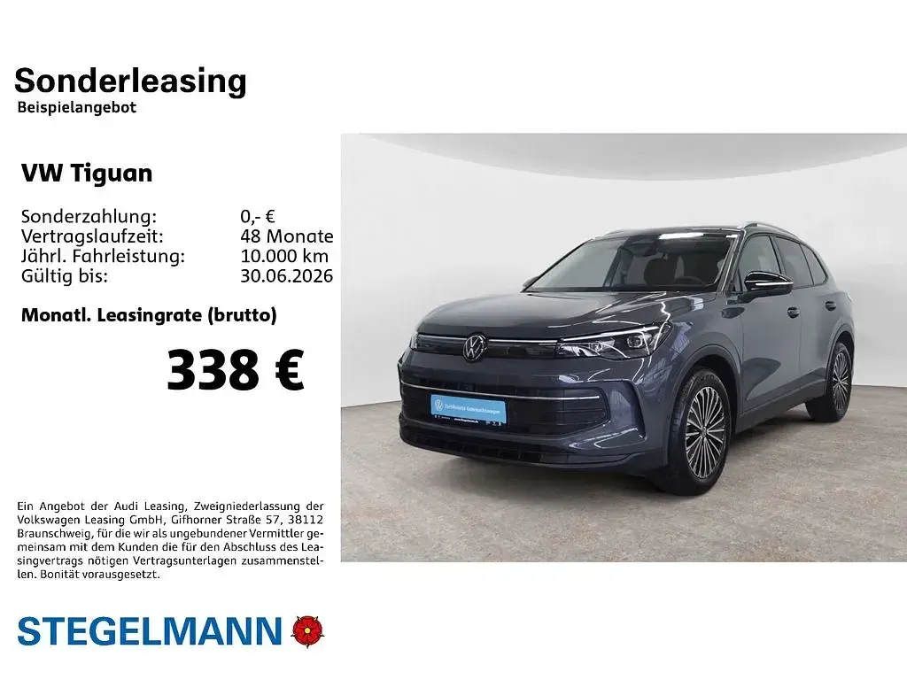 Gebraucht VW Tiguan Goal 131 PS (96 kW) 2025 Grau SUV