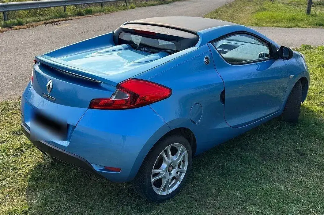 Gebraucht Renault Wind Dynamique 101 PS (74 kW) 2010 Blau Cabrio