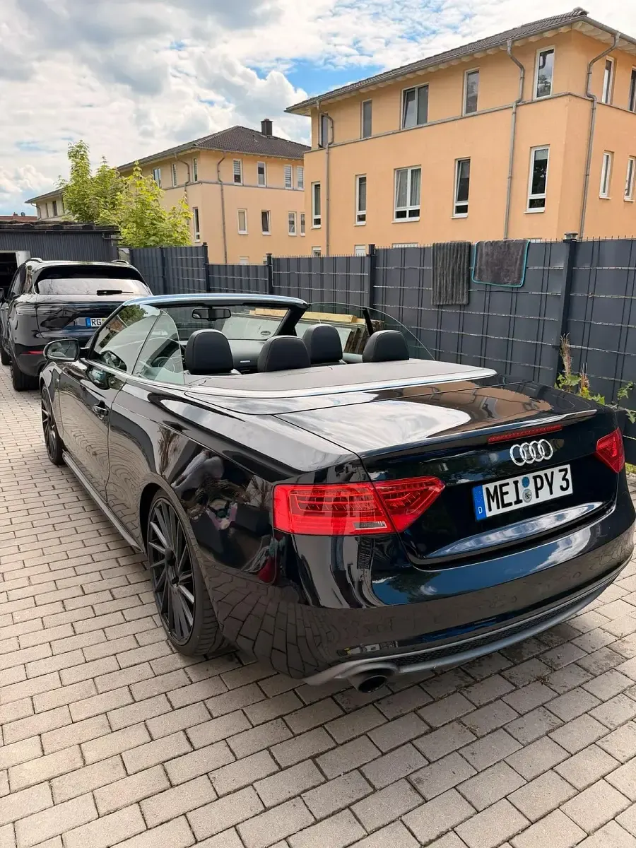 Usata Audi A5 Cabriolet S-Line 170 CV (125 kW) 2013 Nero Cabrio